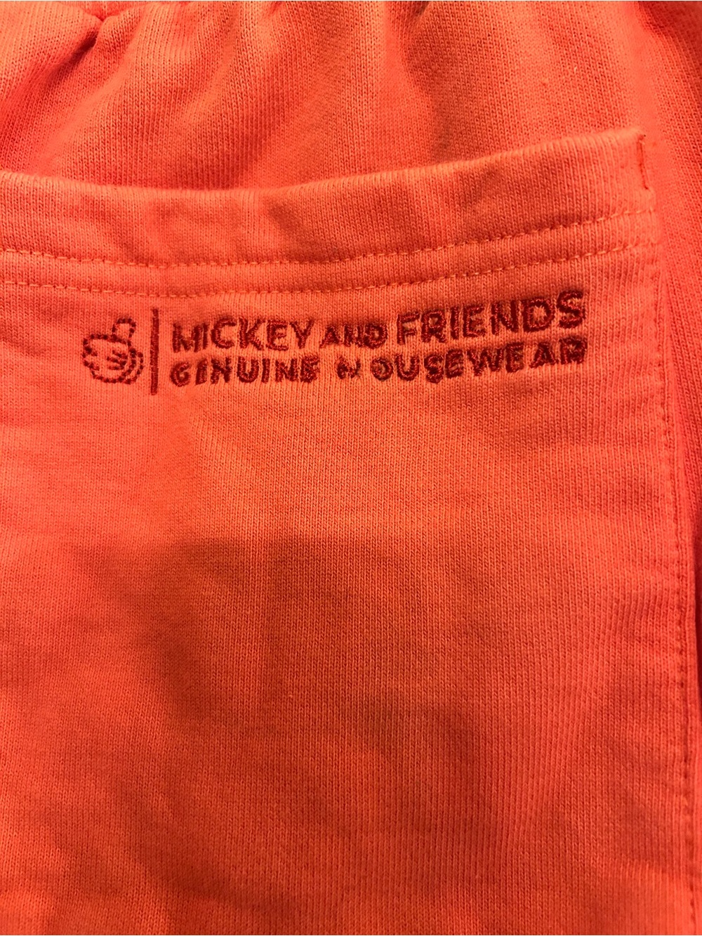 Mickey Mouse Mousewear Orange Tie-Dye Genuine Disney World Jogger Size Small - Picture 7 of 11